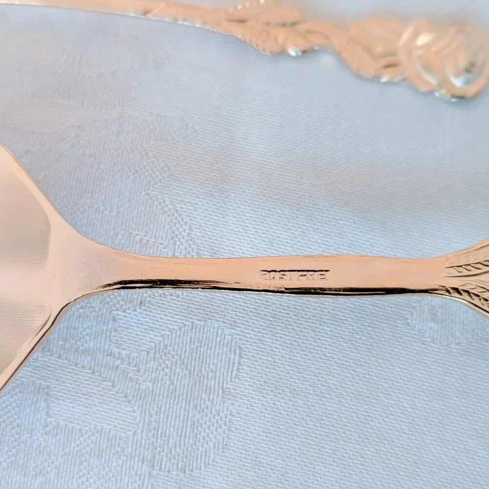 VTG Hildesheim Rose Nivella Rostfrei 11-Piece Flatware Set 18/10 Stainless Steel